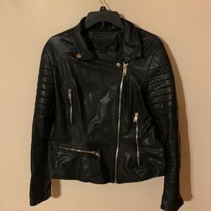 BlackNYC Black faux Leather Jacket